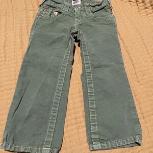 True Religion 3T green pants